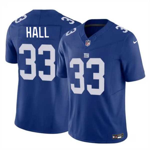 Men & Women & Youth New York Giants #33 Hassan Hall Blue 2023 F.U.S.E. Vapor Untouchable Limited Jersey->new york giants->NFL Jersey